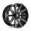 Fuel Wheels D61518902645 - Aluminum Wheels 18X9 Contra D615 5 On 114.3/5 On 127 Gloss Black/Milled 78.1 Bore -12 Offset Multi Spoke Fuel Off Road Wheels