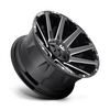 Fuel Wheels D61518902645 - Aluminum Wheels 18X9 Contra D615 5 On 114.3/5 On 127 Gloss Black/Milled 78.1 Bore -12 Offset Multi Spoke Fuel Off Road Wheels