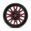 Fuel Wheels D61218909845 - Aluminum Wheels 18X9 Stroke D612 6 On 135/6 On 139.7 Gloss Red Milled 106.3 Bore -12 Offset Fuel Off Road Wheels