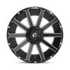 Fuel Wheels D61620906957 - Aluminum Wheels 20X9 Contra D616 6 On 120/6 On 139.7 Matte Black Milled 78.1 Bore 19 Offset Multi Spoke Fuel Off Road Wheels