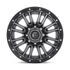 Fuel Wheels D68020008247 - Aluminum Wheels 20X10 Rebel D680 8 On 165.1 Matte Gunmetal Gray Black Bead Ring 125.2 Bore -18 Offset Fuel Off Road Wheels