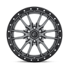 Fuel Wheels D68020908957 - Aluminum Wheels 20X9 Rebel D680 6 On 135 Matte Gunmetal Gray Black Bead Ring 87.1 Bore 20 Offset Fuel Off Road Wheels
