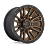 Fuel Wheels D68120008247 - Aluminum Wheels 20X10 Rebel D681 8 On 165.1 Matte Bronze Black Bead Ring 125.2 Bore -18 Offset Fuel Off Road Wheels