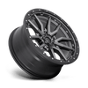 Fuel Wheels D6802090B450 - Aluminum Wheels 20X9 Rebel D680 5 On 139.7 Matte Gunmetal Gray Black Bead Ring 78.1 Bore 1 Offset Fuel Off Road Wheels