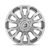 Fuel Wheels D69322007547 - Aluminum Wheels 22X10 Blitz D693 5 On 127 Brushed Gunmetal Gray Tinted Clear 71.5 Bore -18 Offset Multi Spoke Fuel Off Road Wheels