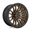 Fuel Wheels D68122001747 - Aluminum Wheels 22X10 Rebel D681 8 On 170 Matte Bronze Black Bead Ring 125.1 Bore -18 Offset Fuel Off Road Wheels