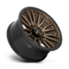 Fuel Wheels D68122001747 - Aluminum Wheels 22X10 Rebel D681 8 On 170 Matte Bronze Black Bead Ring 125.1 Bore -18 Offset Fuel Off Road Wheels