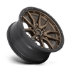 Fuel Wheels D6812090B450 - Aluminum Wheels 20X9 Rebel D681 5 On 139.7 Matte Bronze Black Bead Ring 78.1 Bore 1 Offset Fuel Off Road Wheels