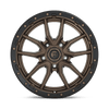 Fuel Wheels D6812090B450 - Aluminum Wheels 20X9 Rebel D681 5 On 139.7 Matte Bronze Black Bead Ring 78.1 Bore 1 Offset Fuel Off Road Wheels