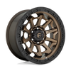 Fuel Wheels D69618908950 - Aluminum Wheels 18X9 Covert D696 6 On 135 Matte Bronze Black Bead Ring 87.1 Bore 1 Offset Multi Spoke Fuel Off Road Wheels