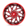 Fuel Wheels D74222208247 - Aluminum Wheels 22X12 Runner D742 8 On 165.1 Candy Red Milled 125.2 Bore -44 Offset Fuel Off Road Wheels