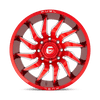 Fuel Wheels D74520005647 - Aluminum Wheels 20X10 Saber D745 5 On 150 Candy Red Milled 110.2 Bore -18 Offset Fuel Off Road Wheels