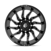Fuel Wheels D74424208447 - Aluminum Wheels 24X12 Saber D744 6 On 139.7 Gloss Black Milled 106.1 Bore -44 Offset Fuel Off Road Wheels