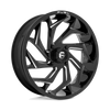 Fuel Wheels D7532070A644 - D753 Reaction 20X7 Gloss Black Milled