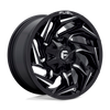 Fuel Wheels D75317902650 - Aluminum Wheels 17X9 Reaction D753 5 On 114.3/5 On 127 Gloss Black/Milled 78.1 Bore 1 Offset Fuel Off Road Wheels