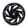 Fuel Wheels D75320907050 - Aluminum Wheels 20X9 Reaction D753 5 On 139.7/5 On 150 Gloss Black/Milled 110.2 Bore 1 Offset Fuel Off Road Wheels