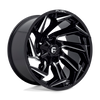 Fuel Wheels D75322201747 - Aluminum Wheels 22X12 Reaction D753 8 On 170 Gloss Black Milled 125.1 Bore -44 Offset Fuel Off Road Wheels