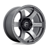 Fuel Wheels D76718908950 - Aluminum Wheels 18X9 Rush D767 6 On 135 Matte Gunmetal Gray 87.1 Bore 1 Offset Fuel Off Road Wheels