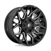 Fuel Wheels D76920907050 - Aluminum Wheels 20X9 Twitch D769 5 On 139.7/5 On 150 Gloss Black Milled 110.2 Bore 1 Offset Fuel Off Road Wheels