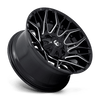 Fuel Wheels D76920009847 - Aluminum Wheels 20X10 Twitch D769 6 On 135/6 On 139.7 Gloss Black Milled 106.1 Bore -18 Offset Fuel Off Road Wheels