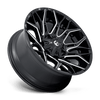 Fuel Wheels D76922001847 - Aluminum Wheels 22X10 Twitch D769 8 On 180 Gloss Black Milled 124.3 Bore -18 Offset Fuel Off Road Wheels