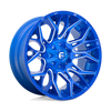 Fuel Wheels D77022001747 - Aluminum Wheels 22X10 Twitch D770 8 On 170 Anodized Blue MIlled 125.1 Bore -18 Offset Fuel Off Road Wheels
