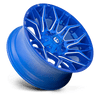 Fuel Wheels D77022008247 - Aluminum Wheels 22X10 Twitch D770 8 On 165.1 Anodized Blue MIlled 125.2 Bore -18 Offset Fuel Off Road Wheels