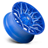 Fuel Wheels D77022201847 - Aluminum Wheels 22X12 Twitch D770 8 On 180 Anodized Blue MIlled 124.3 Bore -44 Offset Fuel Off Road Wheels