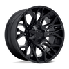 Fuel Wheels D77222001747 - Aluminum Wheels 22X10 Twitch D772 8 On 170 Blackout 125.1 Bore -18 Offset Fuel Off Road Wheels