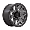 Fuel Wheels D82520908950 - Aluminum Wheels 20X9 Traction D825 6 On 135 Gunmetal Gray/Black Ring 87.1 Bore 1 Offset Fuel Off Road Wheels