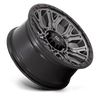 Fuel Wheels D82520908950 - Aluminum Wheels 20X9 Traction D825 6 On 135 Gunmetal Gray/Black Ring 87.1 Bore 1 Offset Fuel Off Road Wheels