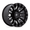 Fuel Wheels D82820001847 - Aluminum Wheels 20X10 Quake D828 8 On 180 Gloss Black Milled 124.2 Bore -18 Offset Fuel Off Road Wheels