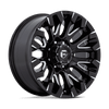 Fuel Wheels D82820901850 - Aluminum Wheels 20X9 Quake D828 8 On 180 Gloss Black Milled 124.2 Bore 1 Offset Fuel Off Road Wheels