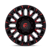 Fuel Wheels D82918901750 - Aluminum Wheels 18X9 Quake D829 8 On 170 Gloss Black Milled Red 125.1 Bore 1 Offset Fuel Off Road Wheels