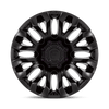 Fuel Wheels D83120001847 - Aluminum Wheels 20X10 Quake D831 8 On 180 Blackout 124.2 Bore -18 Offset Fuel Off Road Wheels