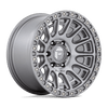 Fuel Wheels D83317907545 - Aluminum Wheels 17X9 Cycle D833 5 On 127 Platinum Gray 71.5 Bore -12 Offset Fuel Off Road Wheels
