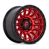 Fuel Wheels D83417858457 - Aluminum Wheels 17X8.5 Cycle D834 6 On 139.7 Candy Red/Black Ring 106.1 Bore 25 Offset Fuel Off Road Wheels