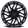 Fuel Wheels D86420008447 - Aluminum Wheels 20X10 Hurricane D864 6 On 139.7 Blackout 106.1 Bore -18 Offset Fuel Off Road Wheels