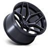 Fuel Wheels FC854BT17905012N - Flux 17X9 Gloss Black Brushed Face With Gray Tint