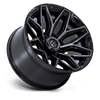 Fuel Wheels FC854BT22128044N - Flux 22X12 Gloss Black Brushed Face With Gray Tint