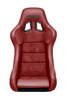 Sparco 008012RPRS - Seat QRT Performance Leather/Alcantara Red (Must Use Side Mount 600QRT)