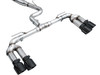 AWE 3020-43897 - 22-24 Audi 8Y S3 Track Edition Exhaust  - Diamond Black Tips
