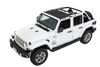 Bestop 52410-11 - Jeep Gladiator Bikini Top Sun Standard Targa Style Bikini Top For Jeep 2020-2024 Gladiator Mesh Fabric