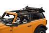 Bestop 56872-17 - Trektop Slantback Soft Top For Ford 2021-2024 Bronco 2 Door No Raptor Black Premium Twill
