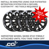 Coast To Coast IMP506BLK - Fits Over and Into OEM Wheel