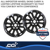 Coast To Coast IMP506BLK - Fits Over and Into OEM Wheel