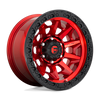 Fuel Wheels D69517908945 - Aluminum Wheels 17X9 Covert D695 6 On 135 Candy Red Black Bead Ring 87.1 Bore -12 Offset Multi Spoke Fuel Off Road Wheels