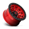 Fuel Wheels D69517908945 - Aluminum Wheels 17X9 Covert D695 6 On 135 Candy Red Black Bead Ring 87.1 Bore -12 Offset Multi Spoke Fuel Off Road Wheels