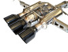 Invidia HS22CTRFGM3SBL - 22+ HONDA CIVIC TYPE-R FL5 R400 SINGLE LAYER BLACK TIP CAT-BACK (NON POLISH PIPE)