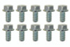 Moroso 38840 - 5/16in-18 Serrated Zinc Flange Bolt  - 10 Pack